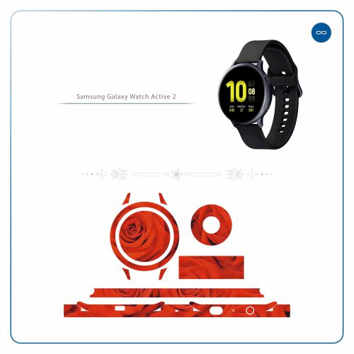 Samsung_Galaxy Watch Active 2 (44mm)_Red_Flower_2